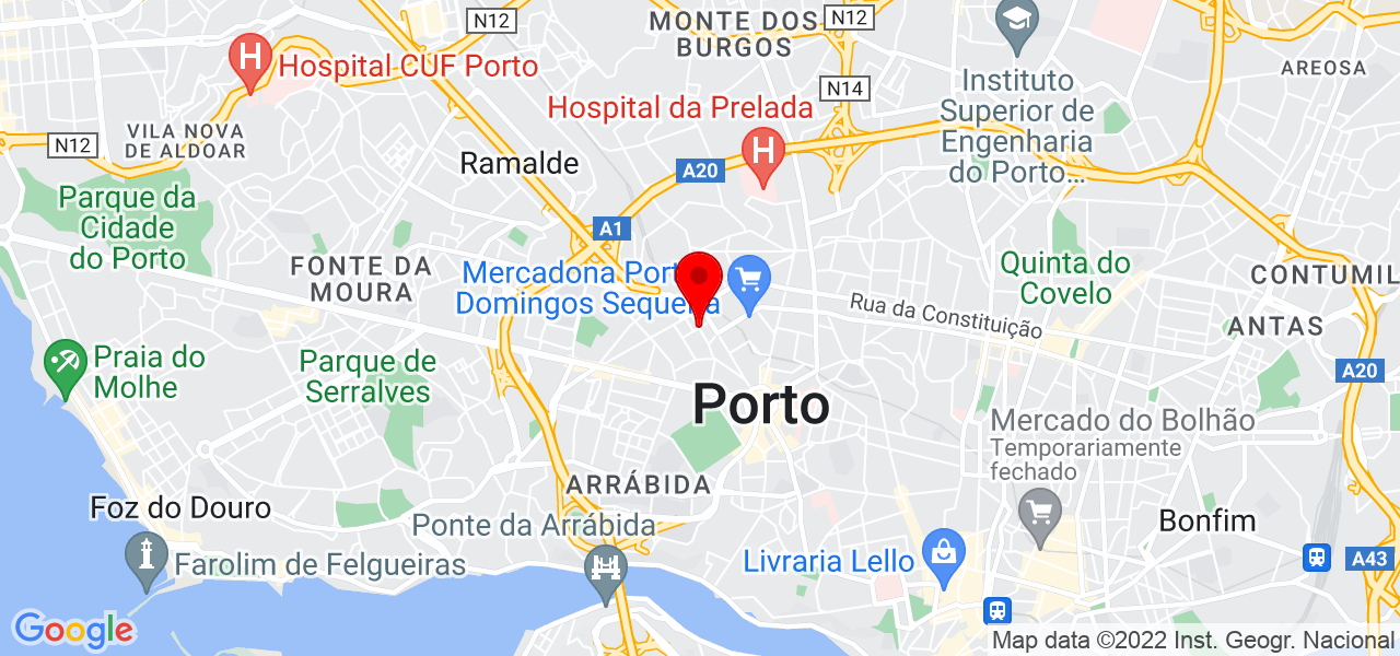 Klei - Porto - Porto - Mapa