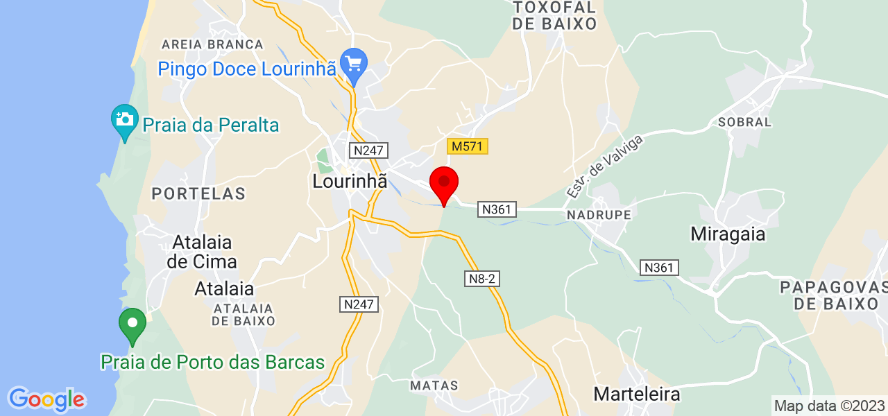 Morebiz IT Solutions - Lisboa - Lourinhã - Map