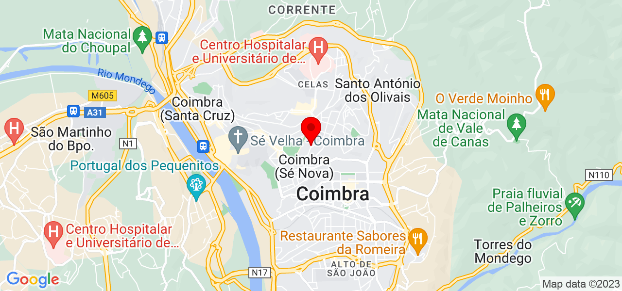 Aldair Pereira - Coimbra - Coimbra - Mapa