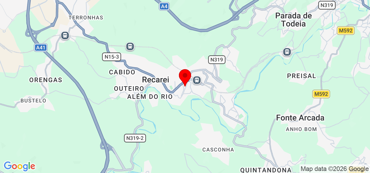 Júlia Sousa - Porto - Paredes - Mapa