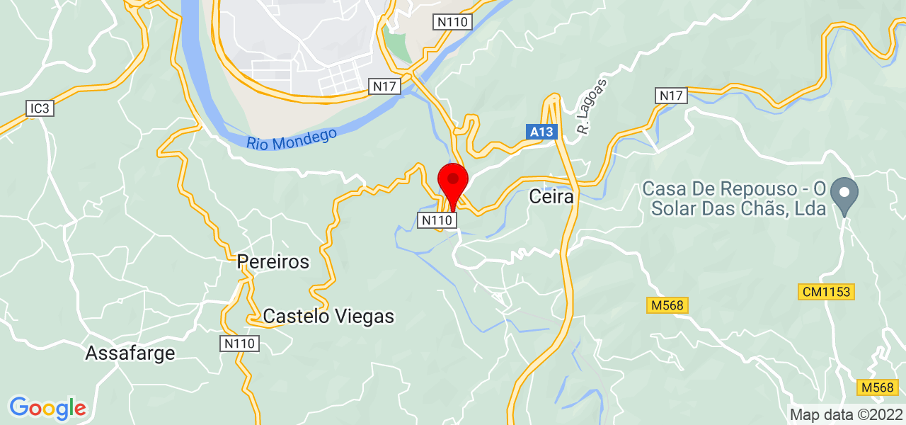 Mariana - Coimbra - Coimbra - Mapa