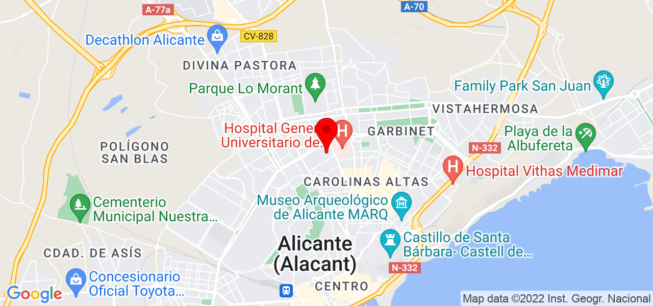 Decor house - Comunidad Valenciana - Alicante/Alacant - Mapa