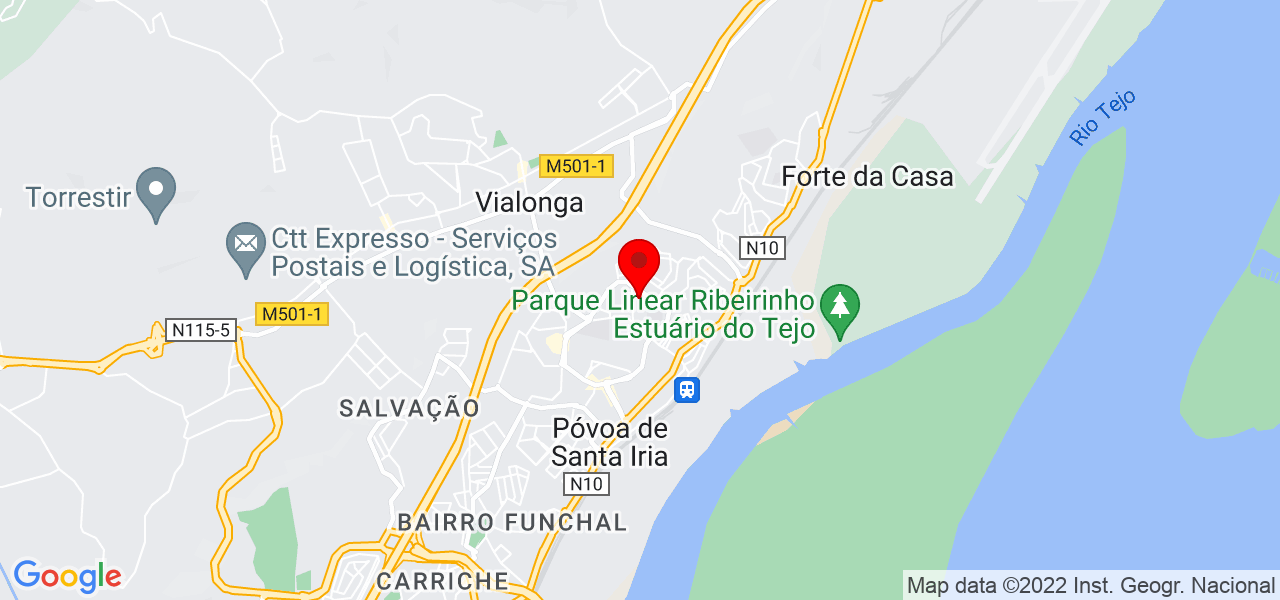 Vera Cardoso - Lisboa - Vila Franca de Xira - Mapa