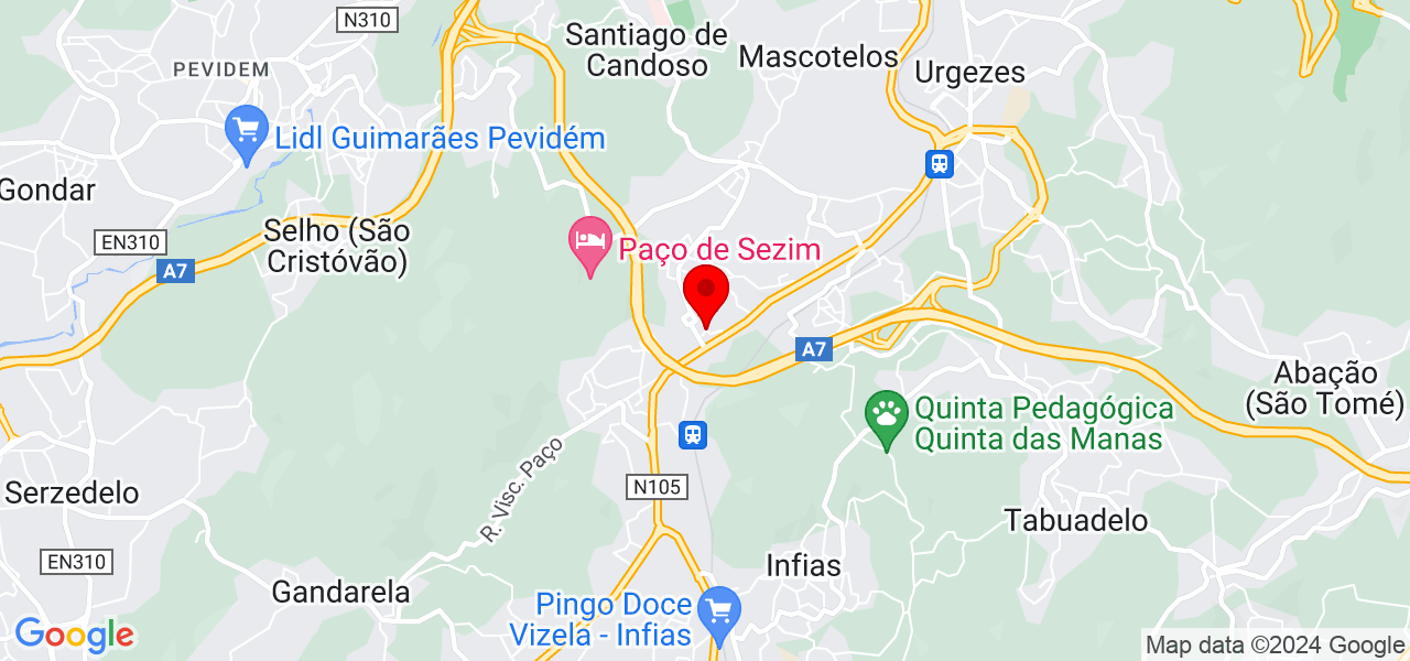 Refriman servi&ccedil;os - Braga - Guimarães - Mapa