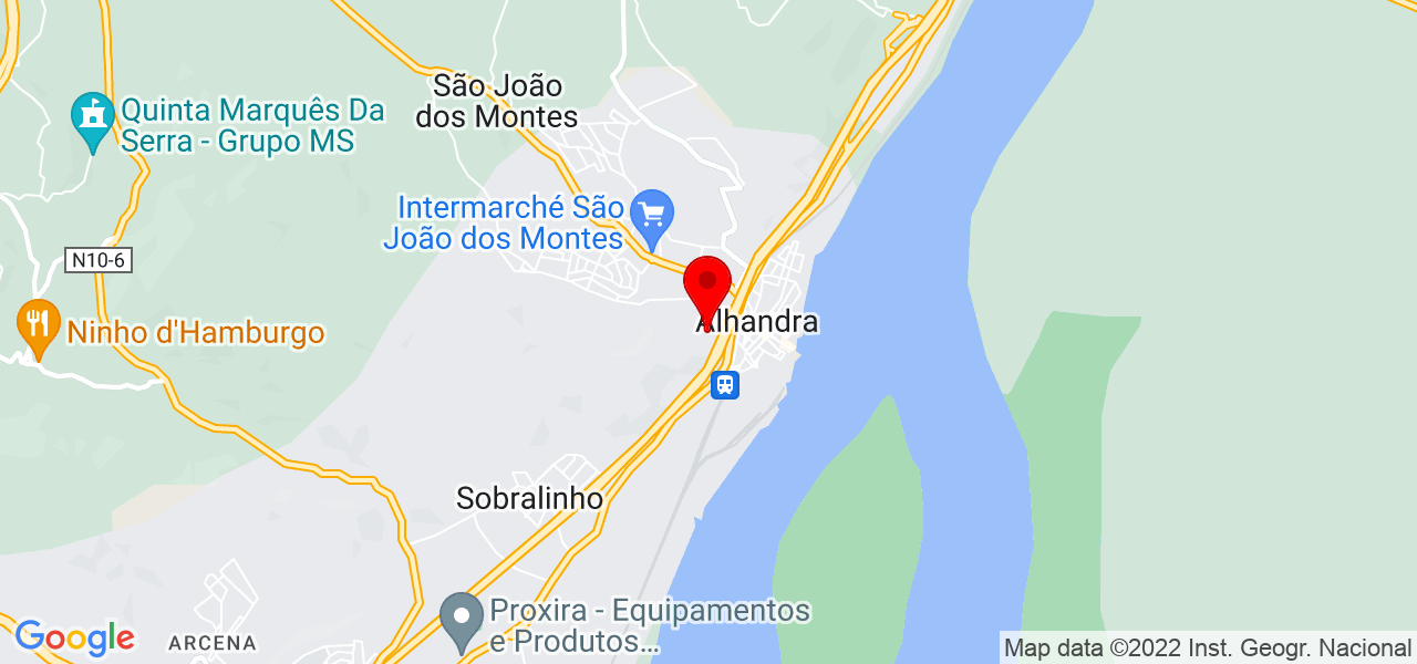 Pedro Mateus - Lisboa - Vila Franca de Xira - Mapa