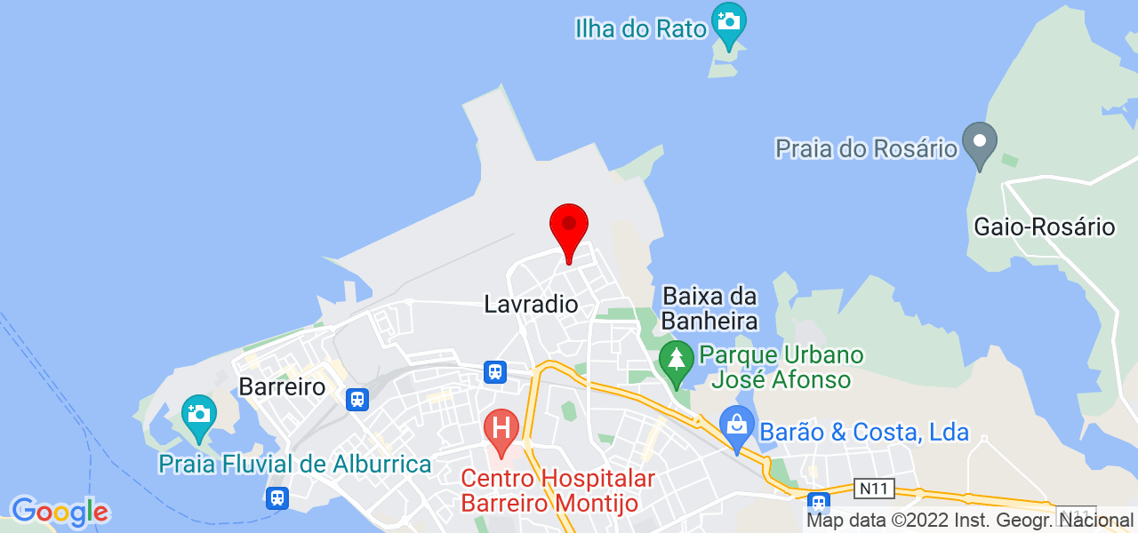 Leandro - Setúbal - Barreiro - Mapa
