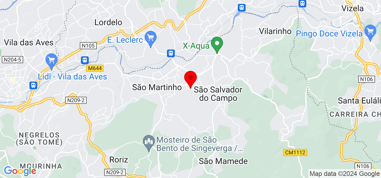 PT Solutions - Porto - Santo Tirso - Mapa