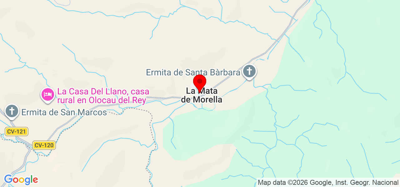 Júlio Mateus - Comunidad Valenciana - La Mata de Morella - Mapa