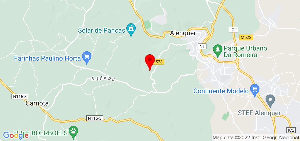 CMAINFO Unipessoal Lda - Lisboa - Alenquer - Mapa