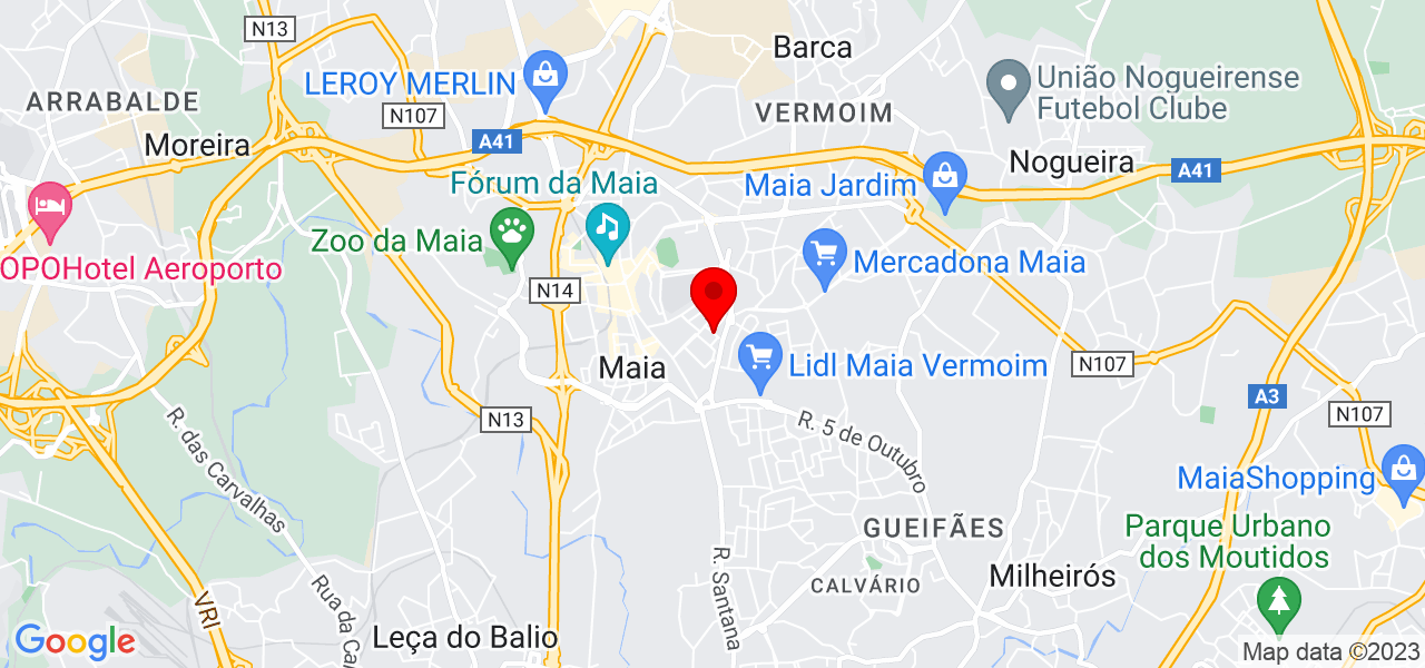Maria Cruz - Porto - Maia - Map