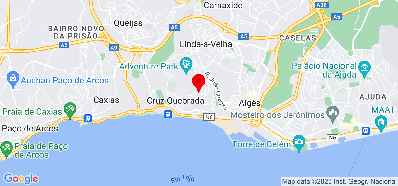 Marta Pereira - Lisboa - Oeiras - Mapa