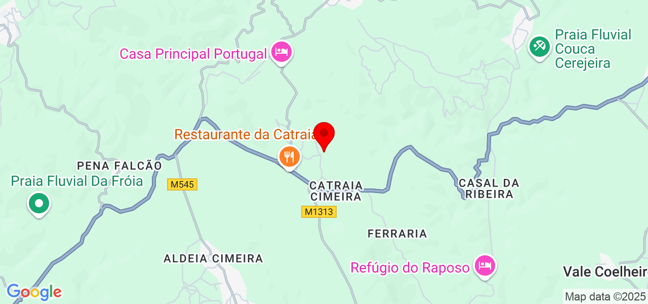 Vânia Alves Pereira - Castelo Branco - Proença-a-Nova - Mapa
