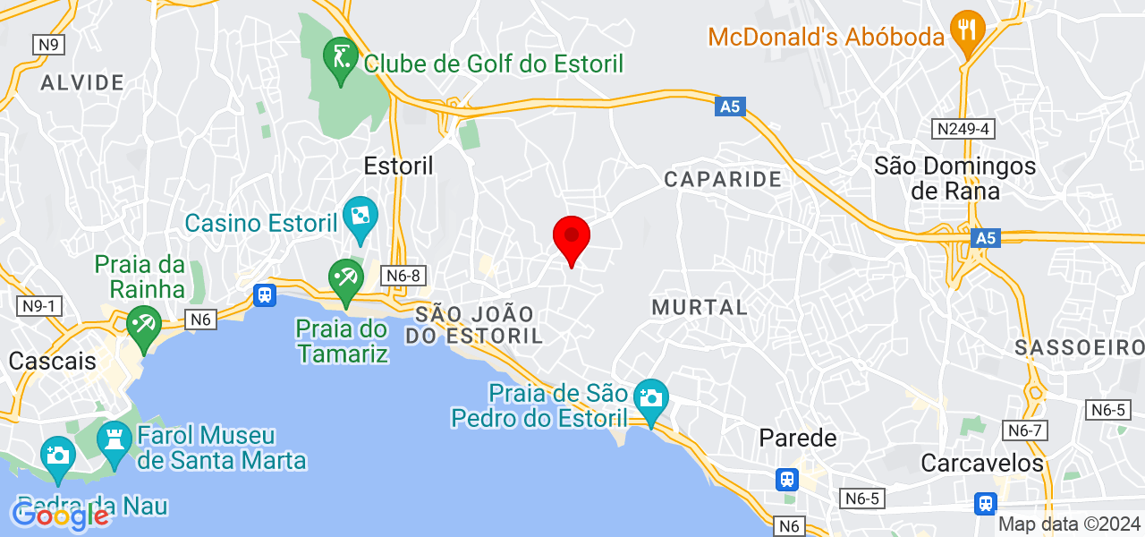 Marco Aurélio - Lisboa - Cascais - Map