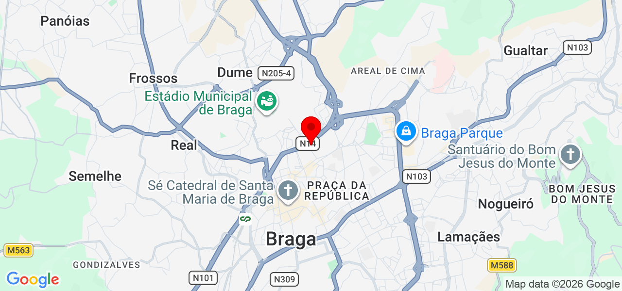 Margarida Cunha - Braga - Braga - Map