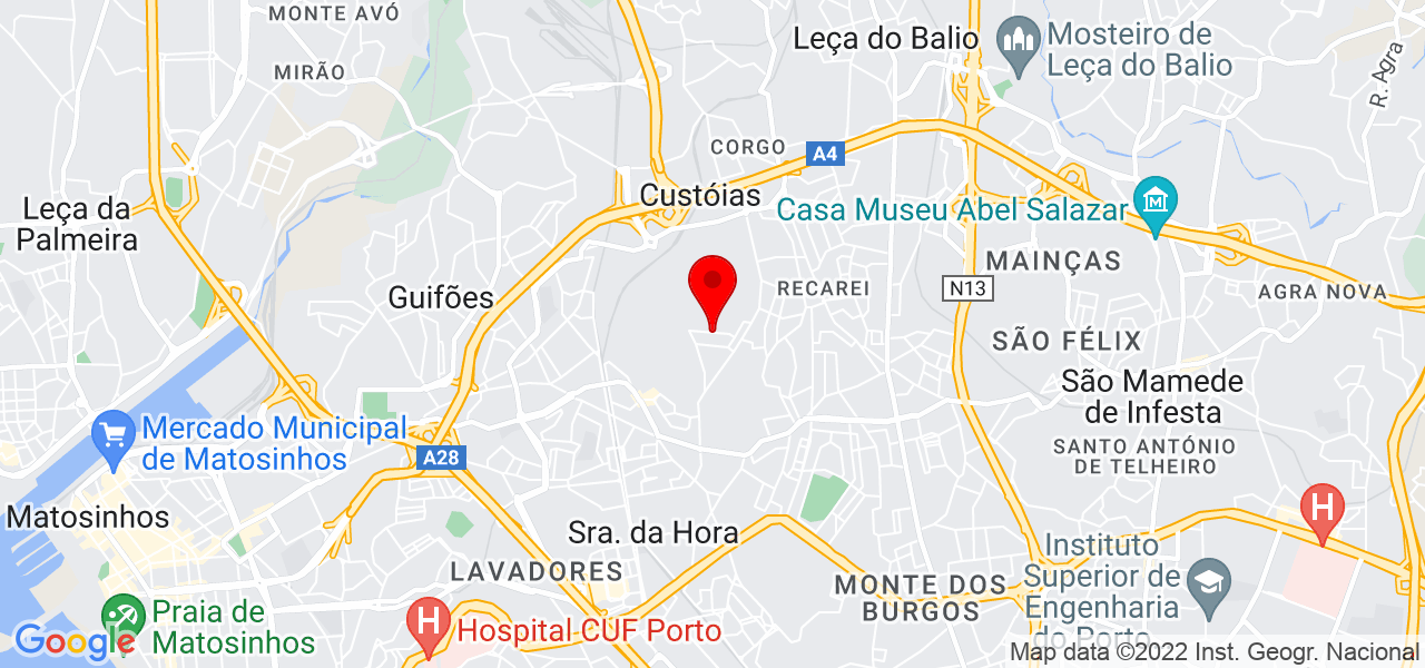RF - Porto - Matosinhos - Mapa