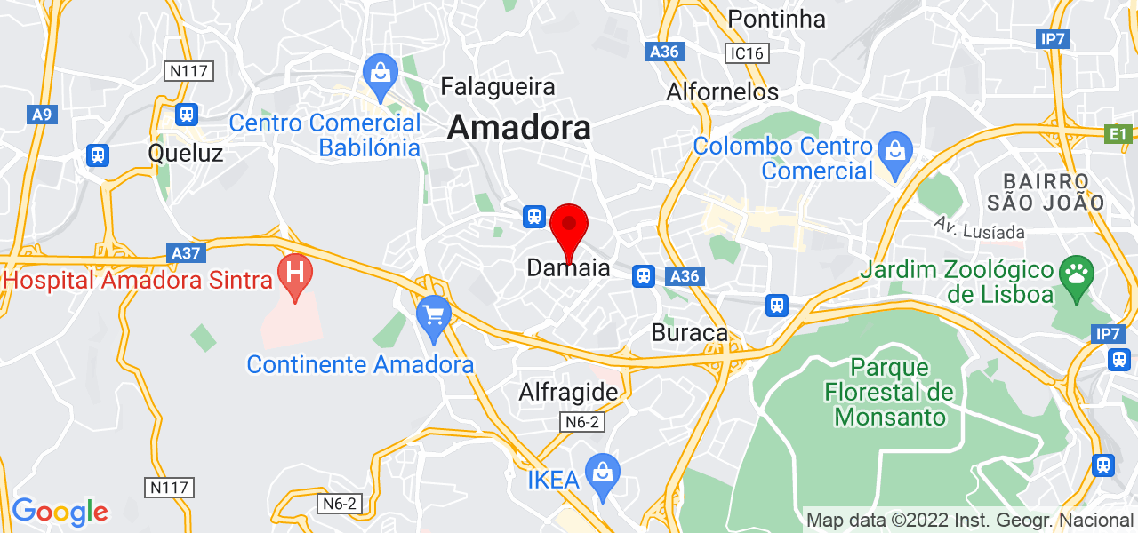 Mariana Bonassi Makeup - Lisboa - Amadora - Mapa