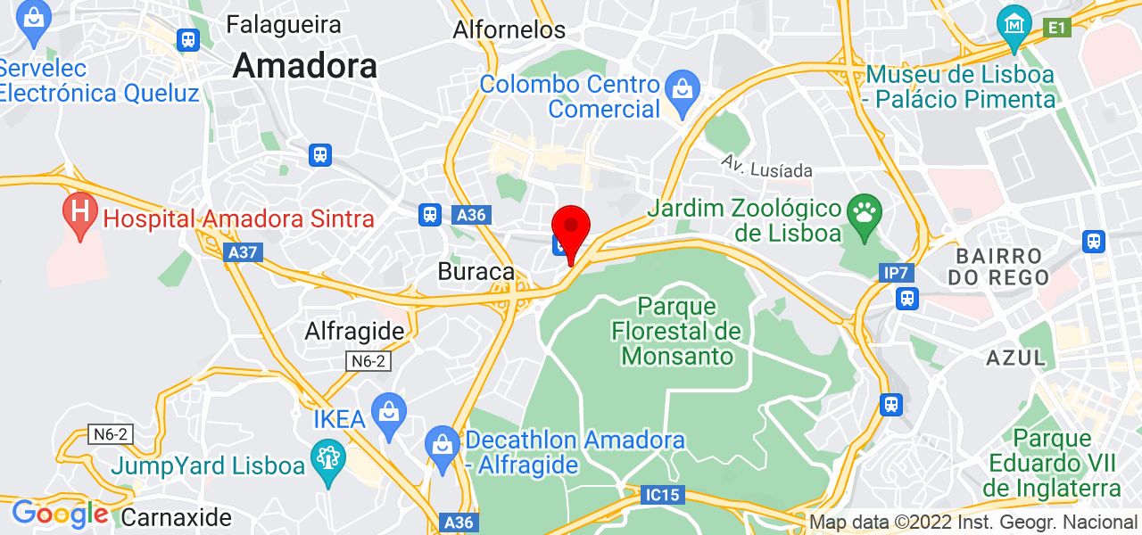 Duarte de Mour&atilde;o Nunes - Lisboa - Lisboa - Mapa
