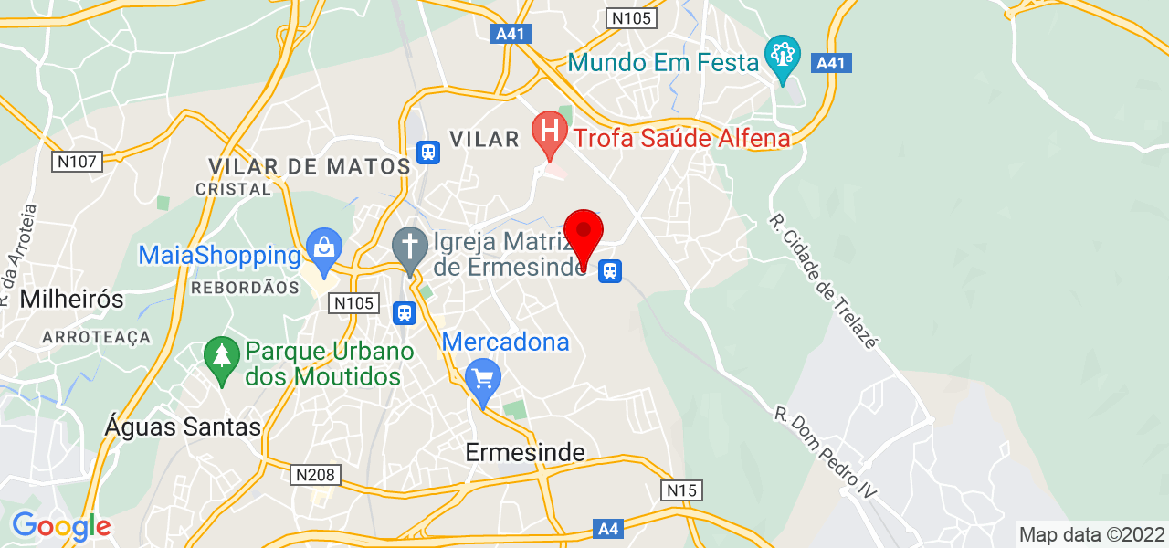 Secret of Living - Porto - Valongo - Mapa