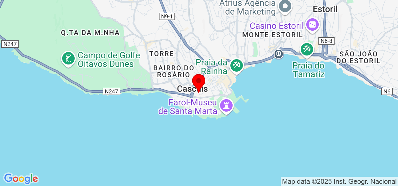 Andr&eacute;a Martins do Nascimento - Lisboa - Cascais - Mapa