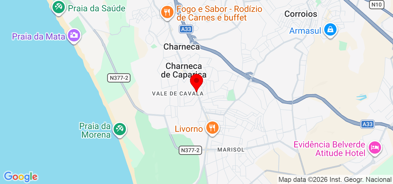Matheus Silva - Setúbal - Almada - Mapa
