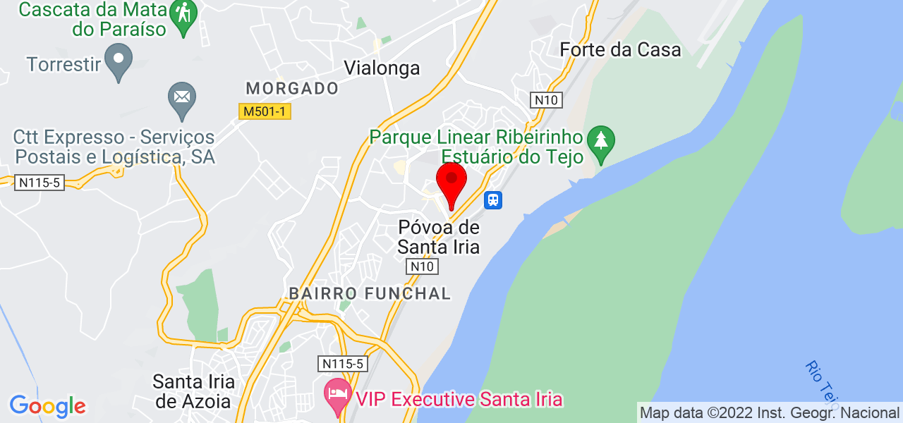 Alessandra Pereira - Lisboa - Vila Franca de Xira - Mapa