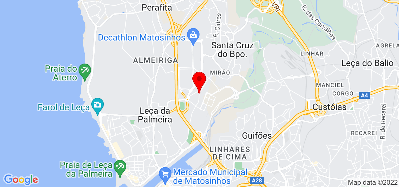 Ana Guilherme - Porto - Matosinhos - Mapa