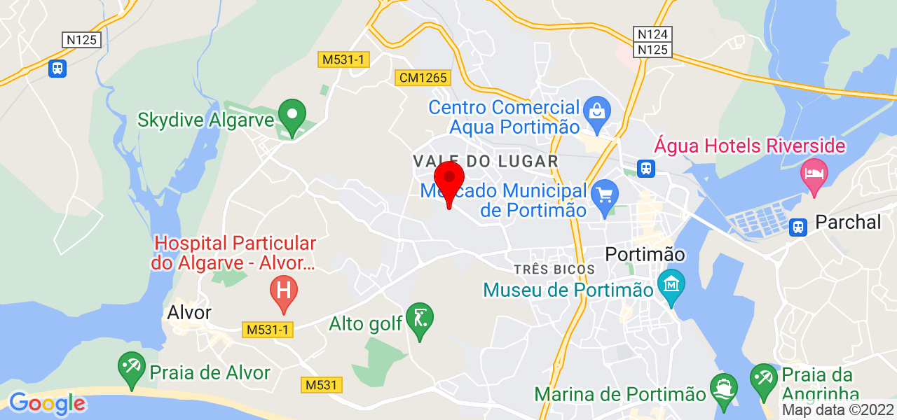 Ana Paula Catita - Faro - Portimão - Mapa