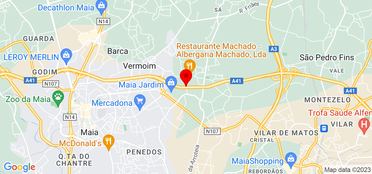 Matias - Porto - Maia - Mapa
