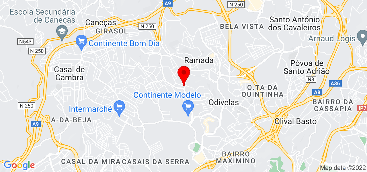 Food Consulting - Lisboa - Odivelas - Mapa