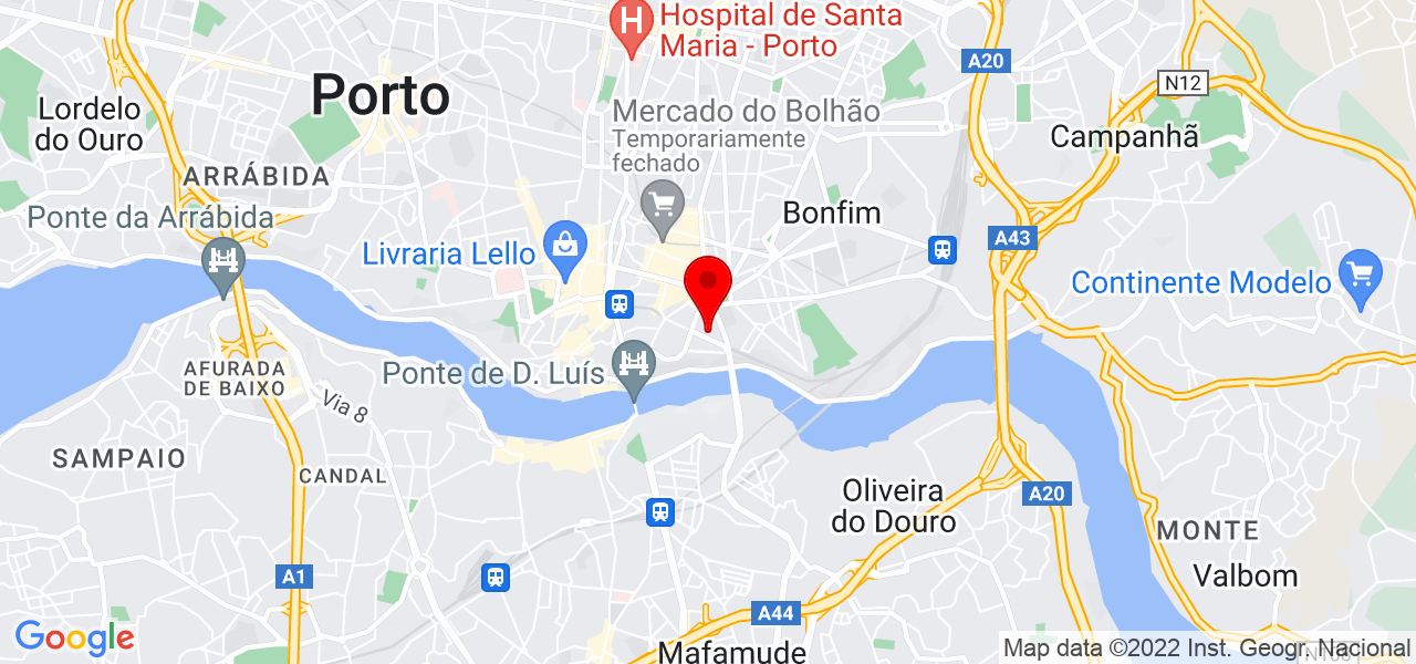 Dj Rodrigo Flores - Porto - Porto - Mapa