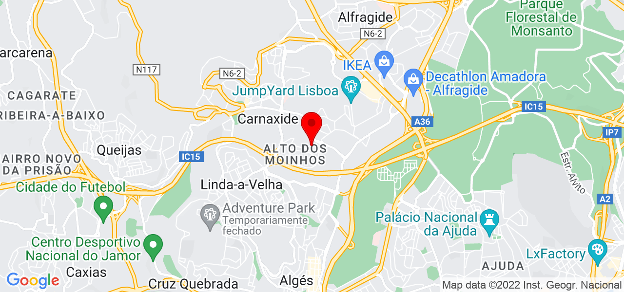 Sofia Correia - Lisboa - Oeiras - Mapa