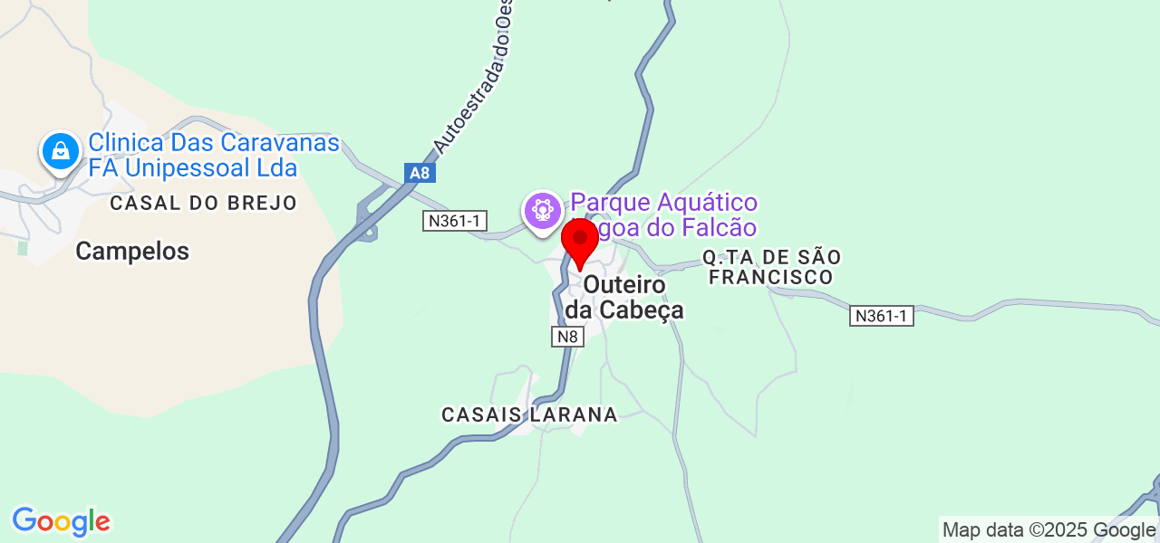 Amanda Justo - Lisboa - Torres Vedras - Mapa
