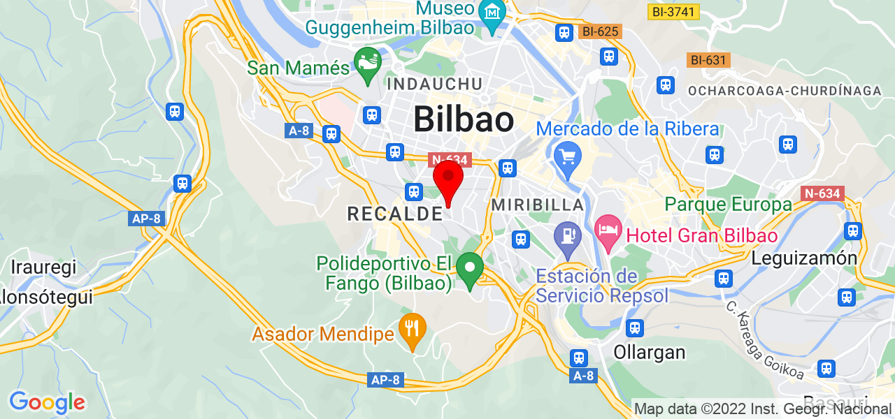 BosQum Jardineria - País Vasco - Bilbao - Mapa