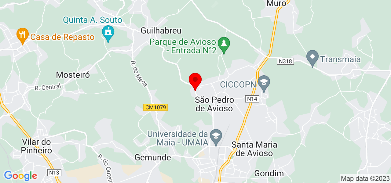 Gustavo - Porto - Maia - Mapa