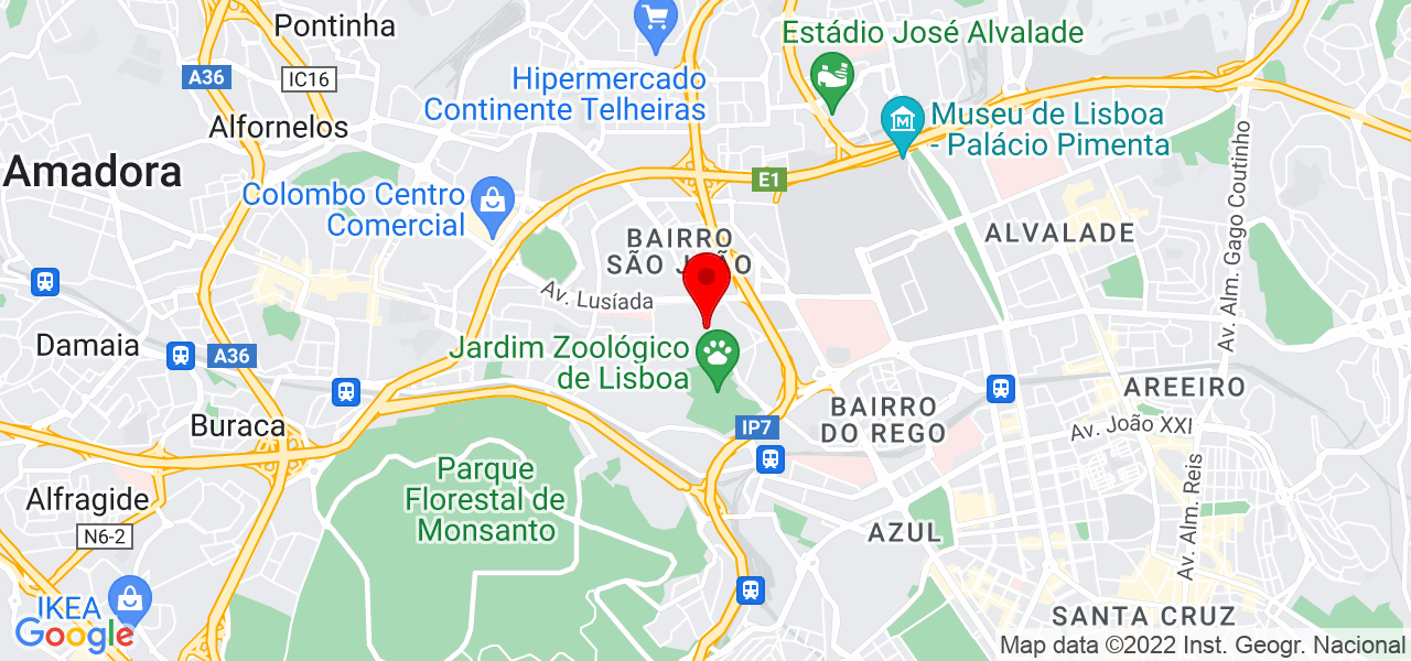 Jo&atilde;o Rijo - Lisboa - Lisboa - Map