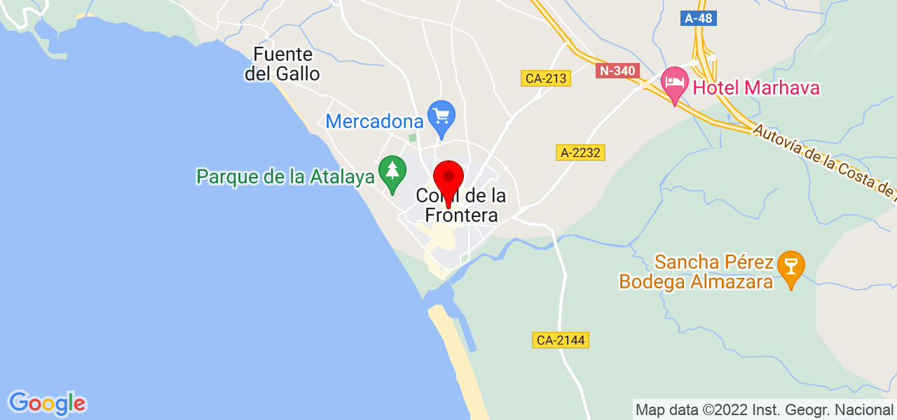 Iliana salas - Andalucía - Conil de la Frontera - Mapa
