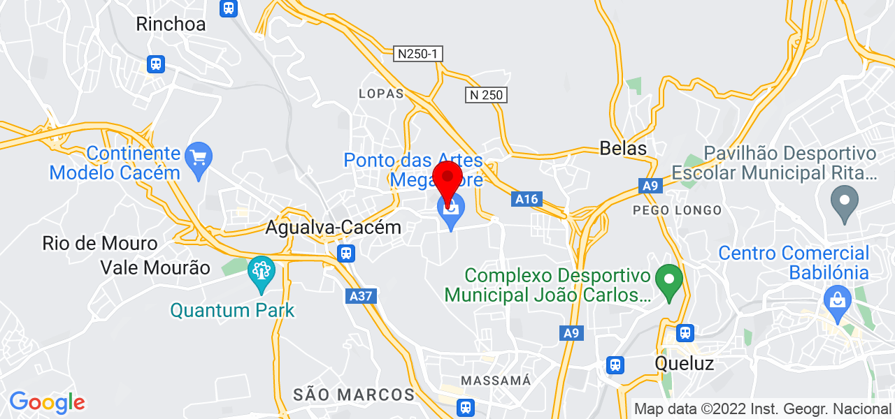 Rodrigo Ot&aacute;vio - Lisboa - Sintra - Mapa