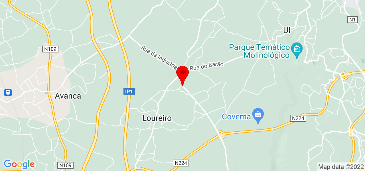 Catarina - Aveiro - Oliveira de Azeméis - Mapa