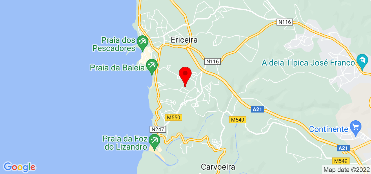 Paulo Jorge - Lisboa - Mafra - Mapa