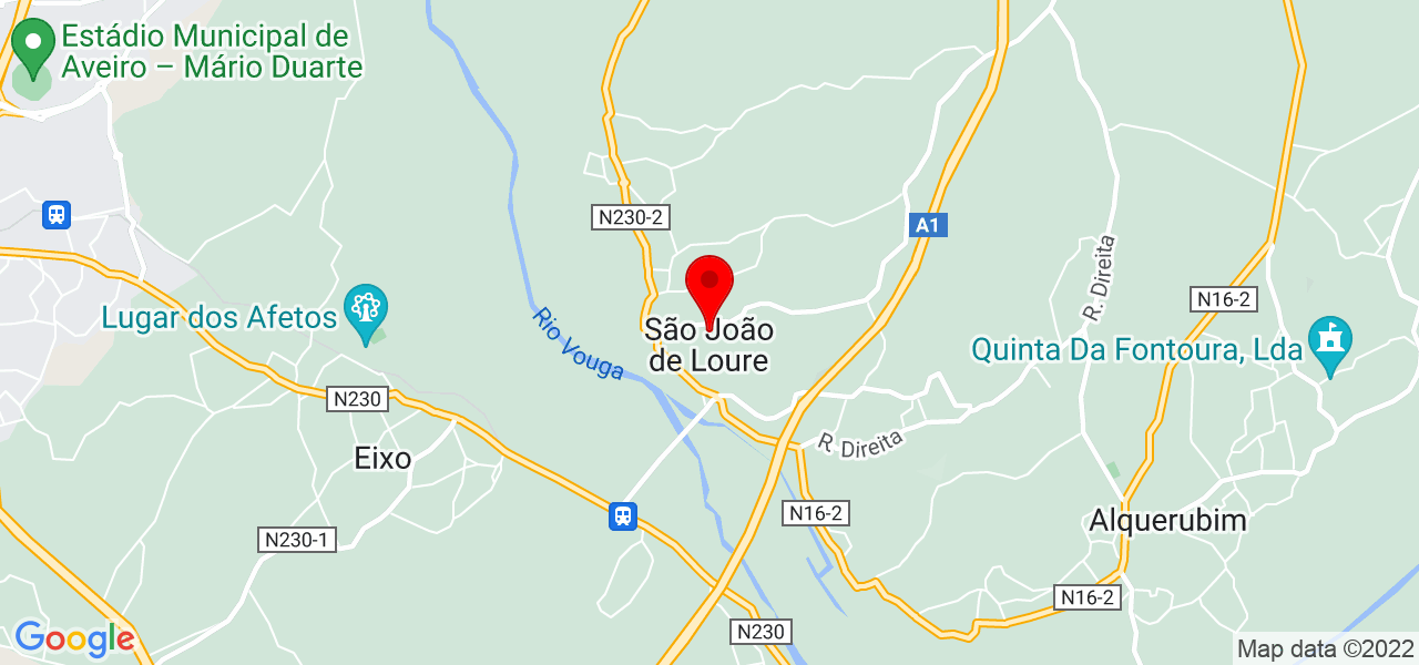 Nuno Andrade - Aveiro - Albergaria-a-Velha - Map