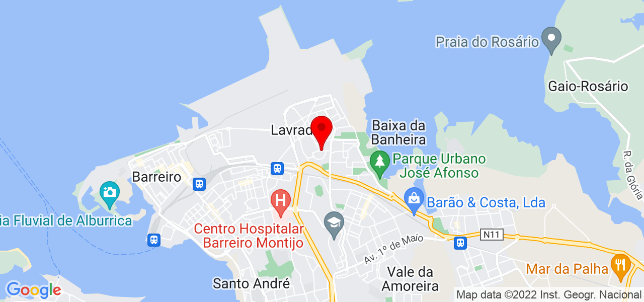 TomasMb - Setúbal - Barreiro - Mapa