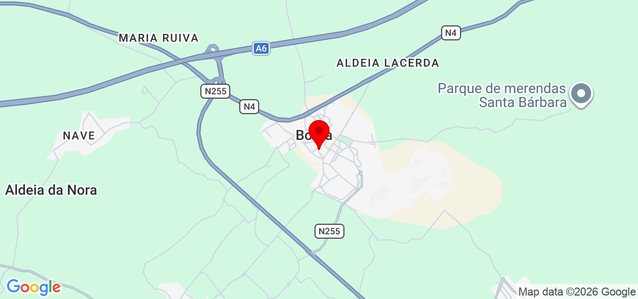 Carla - Évora - Borba - Map