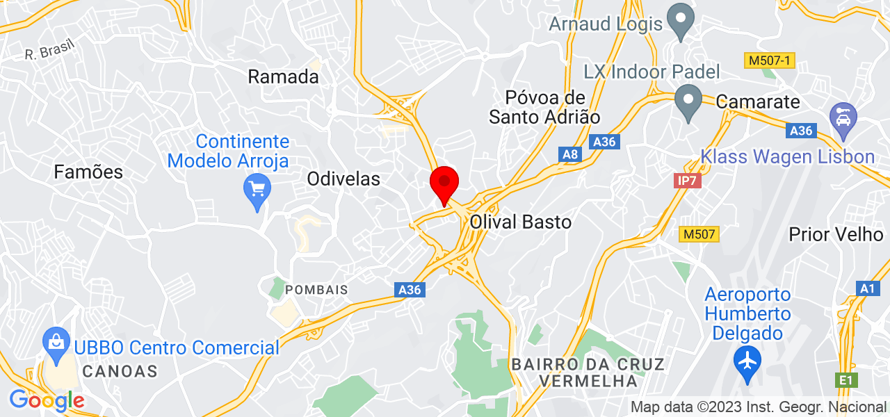 Vera Pantosa - Lisboa - Odivelas - Mapa