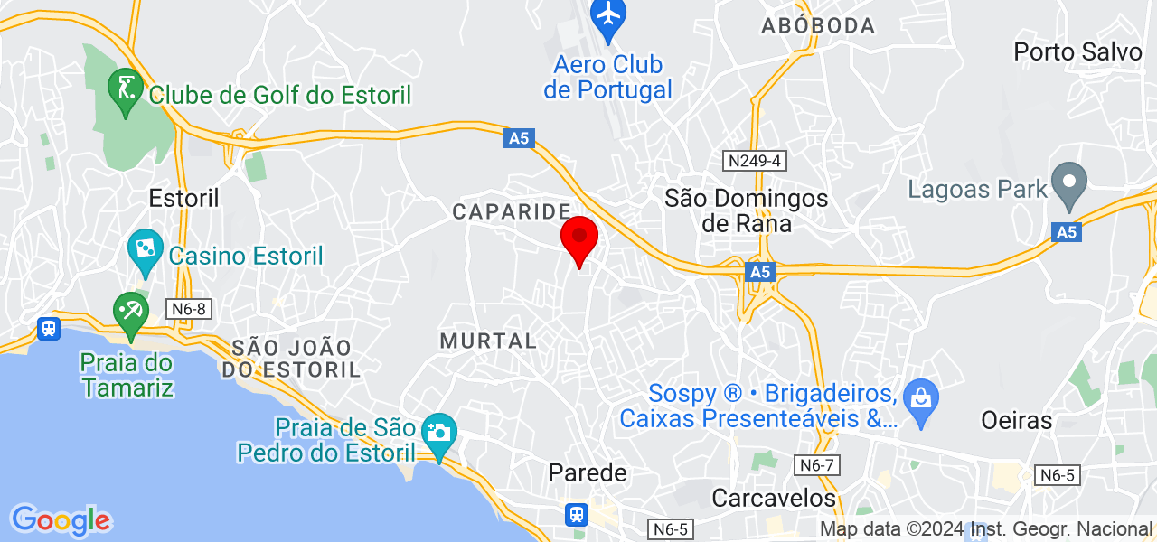 Bizyantra - Lisboa - Cascais - Mapa
