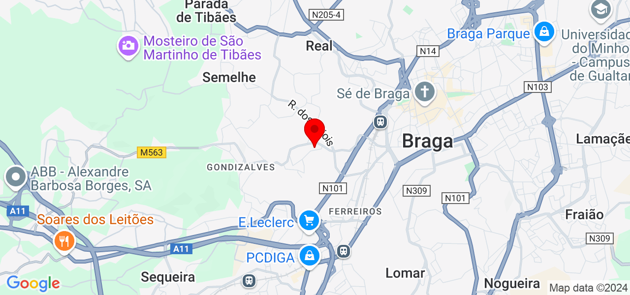 Jo&atilde;o Fernandes - Braga - Braga - Karte