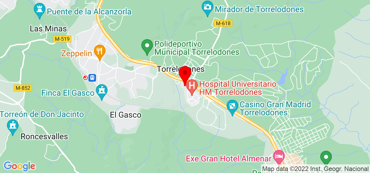 Showmedog - Comunidad de Madrid - Galapagar - Mapa