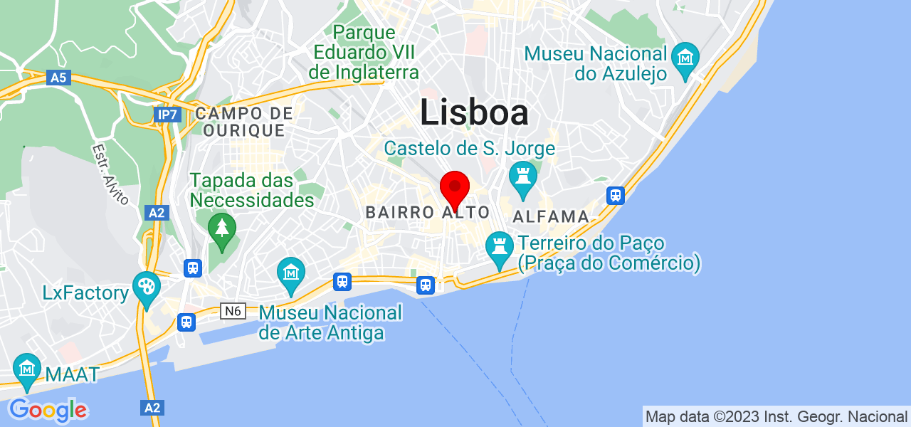 Content Spells - Lisboa - Lisboa - Map