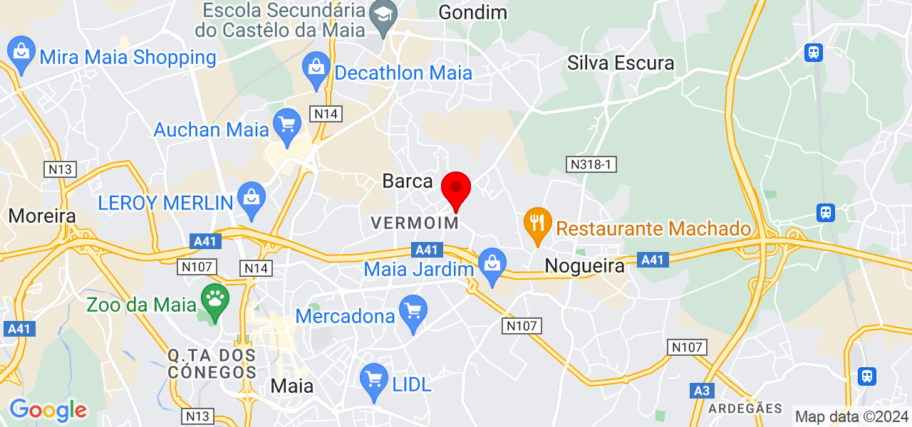 Renan Menezes - Porto - Maia - Mapa