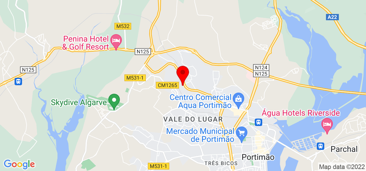 Susana Lopes - Faro - Portimão - Mapa
