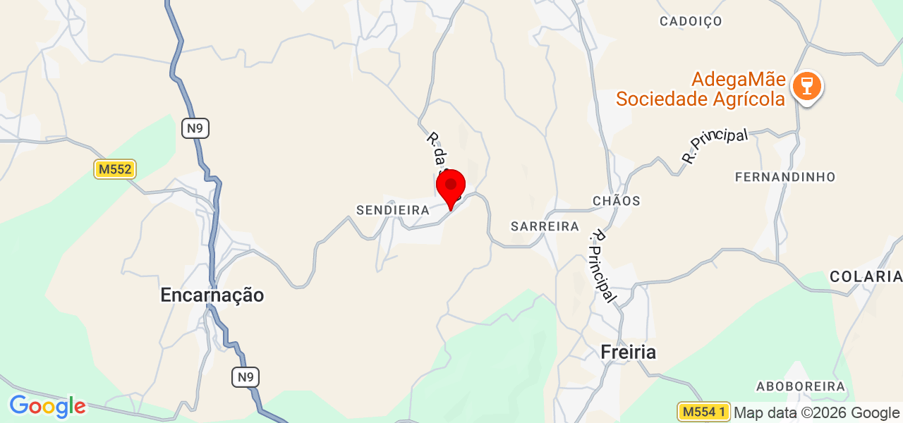 RA El&eacute;trica - Lisboa - Torres Vedras - Map